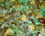 A picture of step 8 of Chicken Tikka Masala Karahi with Coal Dum.