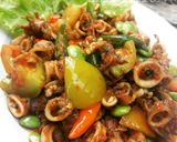 Foto langkah ke 3 dari resep Oseng cumi asin.