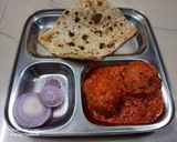 A picture of step 8 of Dum Aloo.