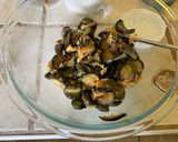 A picture of step 3 of Pickled eggplants (with miso and mustard).