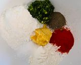 A picture of step 2 of Fried Chicken Kabab (Bangalore style).