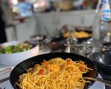 Φωτογραφία βήματος 4 της συνταγής Spaghetti με γαρίδες απίθανο!!!