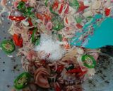 Foto langkah ke 3 dari resep Tumis Jantung Pisang Kecombrang.
