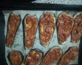 Une image de l'étape 3 de Pizelle aux aubergines.