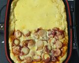 Foto langkah ke 4 dari resep Pizza Meat Lovers Teflon Simple Enak.