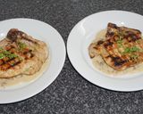 Foto del paso 5 de la receta: Chuletas de cerdo parrilleras con crema de champiñones sin lactosa