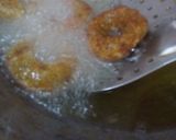 A picture of step 8 of Peas and chane rings.