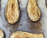 Une image de l'étape 1 de Burger d’aubergine au poulet.