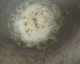A picture of step 1 of Green Peas and Paneer Bhurji.