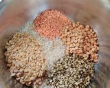 A picture of step 1 of MIX DAL KHICHDI with VEGGIES..