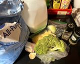 A picture of step 1 of Cream sauce broccoli.
