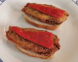 Foto del paso 5 de la receta Pinchos de Boquerones empanados rellenos de Pimiento de Piquillo