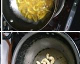 A picture of step 2 of Kaju Karela.