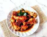 Foto langkah ke 3 dari resep Drummet Wings bumbu Rujak.