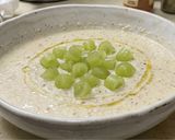 Foto del paso 6 de la receta: Ajoblanco de Nectarina y Yogur Griego con Uvas