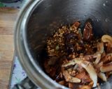 A picture of step 2 of Chettinad masala mutton curry.