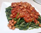 Foto langkah ke 3 dari resep Plecing kangkung.