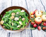 Hình bước làm 3 của món Đọt Bí Xào Tỏi