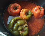 عکس مرحله 7 از دستور دلمه فلفل دلمه ای 😁😋
