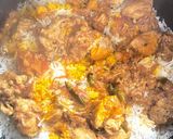 A picture of step 4 of Chicken Biryani.