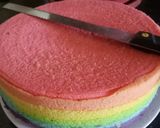 Foto langkah ke 8 dari resep Rainbow cake kukus.
