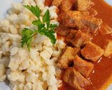Sertéspörkölt recept fázis 4 fotója