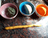Foto del paso 10 de la receta: Ñoquis tricolor fritos