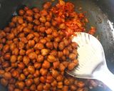 A picture of step 3 of Kale chane ki curry (tarri).