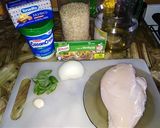 Foto del paso 1 de la receta: Arroz cremoso con pollo