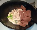 毛肚炒鴨血的食譜步驟3照片