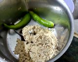 A picture of step 4 of Bengali Aloo Posto.