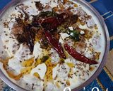 A picture of step 6 of Hyderabadi Dahi Badey.