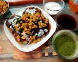 आलू टिक्की चाट(aloo tikki chaat recipe in hindi) रेसिपी चरण 3 फोटो