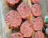 Foto del paso 1 de la receta: Tortitas de carne en caldillo rojo 🤤👌
