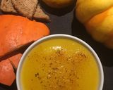A picture of step 2 of #pumpkinrescue pumpkin soup 🌱🌱.