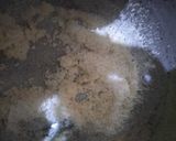 A picture of step 3 of Rava coconut burfi cardamom flavour.