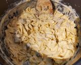 A picture of step 5 of Cheesy Beef Stroganoff.