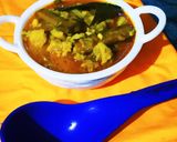 A picture of step 4 of Mushroom Ridgeguard Curry.