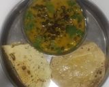 A picture of step 6 of Kala chana besan curry.