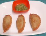 A picture of step 9 of Unique Filling Wale Ghughare --- French Beans & Paneer Snack.