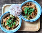 Hình bước làm 2 của món Thịt kho dưa cải