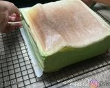 Foto langkah ke 6 dari resep Resep Pandan Sponge Cake (Selembut kapas).