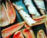 Medvesajtos töltött paprika recept fázis 2 fotója