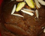 A picture of step 6 of Aate ka halwa.