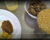 A picture of step 2 of Beef pilau.