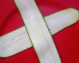 Foto del paso 1 de la receta: Raviolis de calabacín 🥒 sabor a pizza 🍕🇮🇹