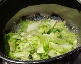 รูปขั้นตอนการทำที่ 1 ของ ลวกผักกาดขาวปลี (Chinese Cabbage)แครอท เต้าหู้ขาว(ใบตอง)ทอด