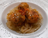 Foto del paso 14 de la receta: Albóndigas de salmón y lentejas en salsa de curry