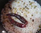 A picture of step 3 of Tuvar Dana pulao.