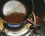 A picture of step 3 of Chettinad brinjal (kathirikai) masala.